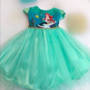 Ariel The Little Mermaid Tutu Dress Size 5T-6T